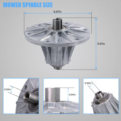 JDMSPEED spindle side profile displaying die-cast aluminum housing for weight savings