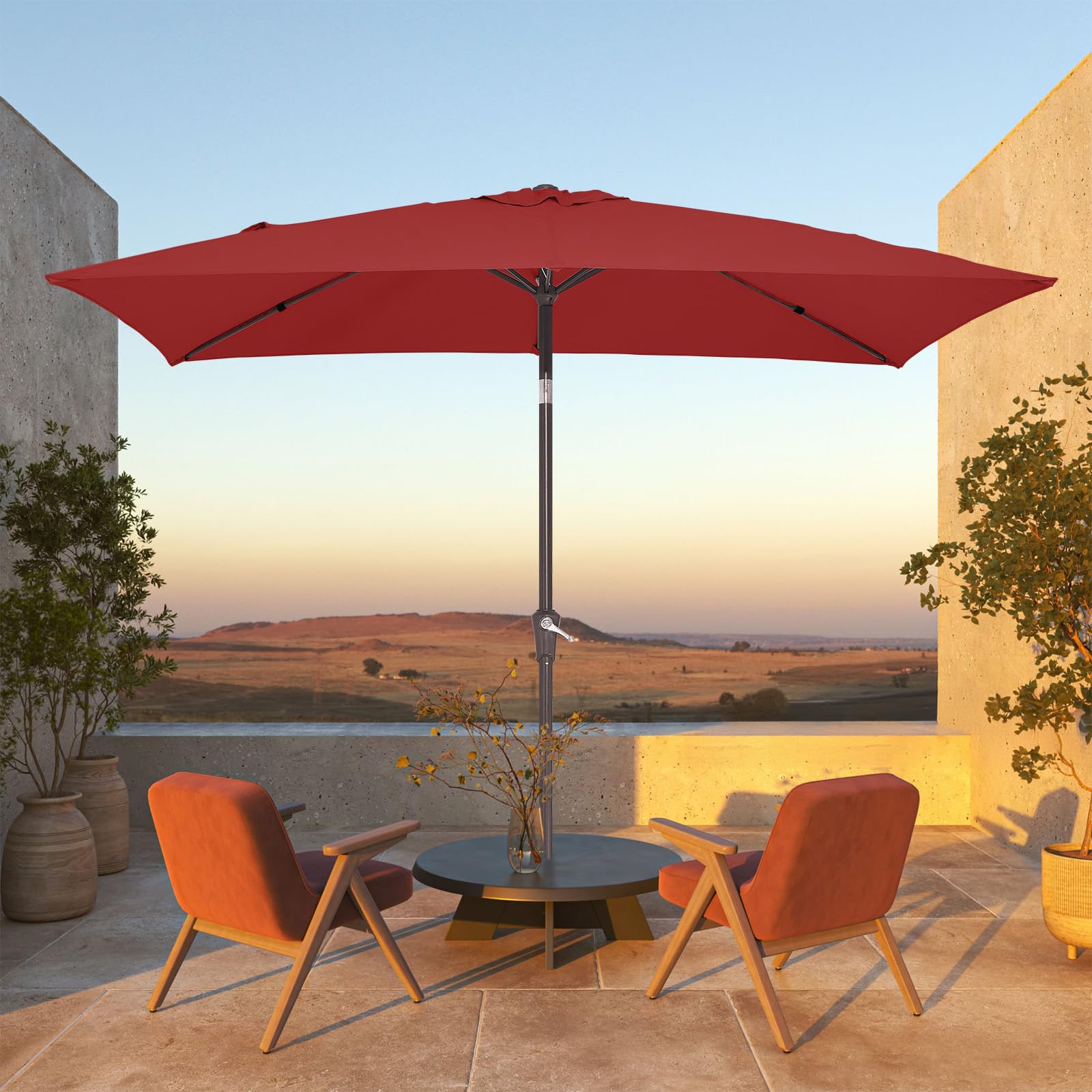JEAREY close-up of polyester canopy texture for durable sun protection