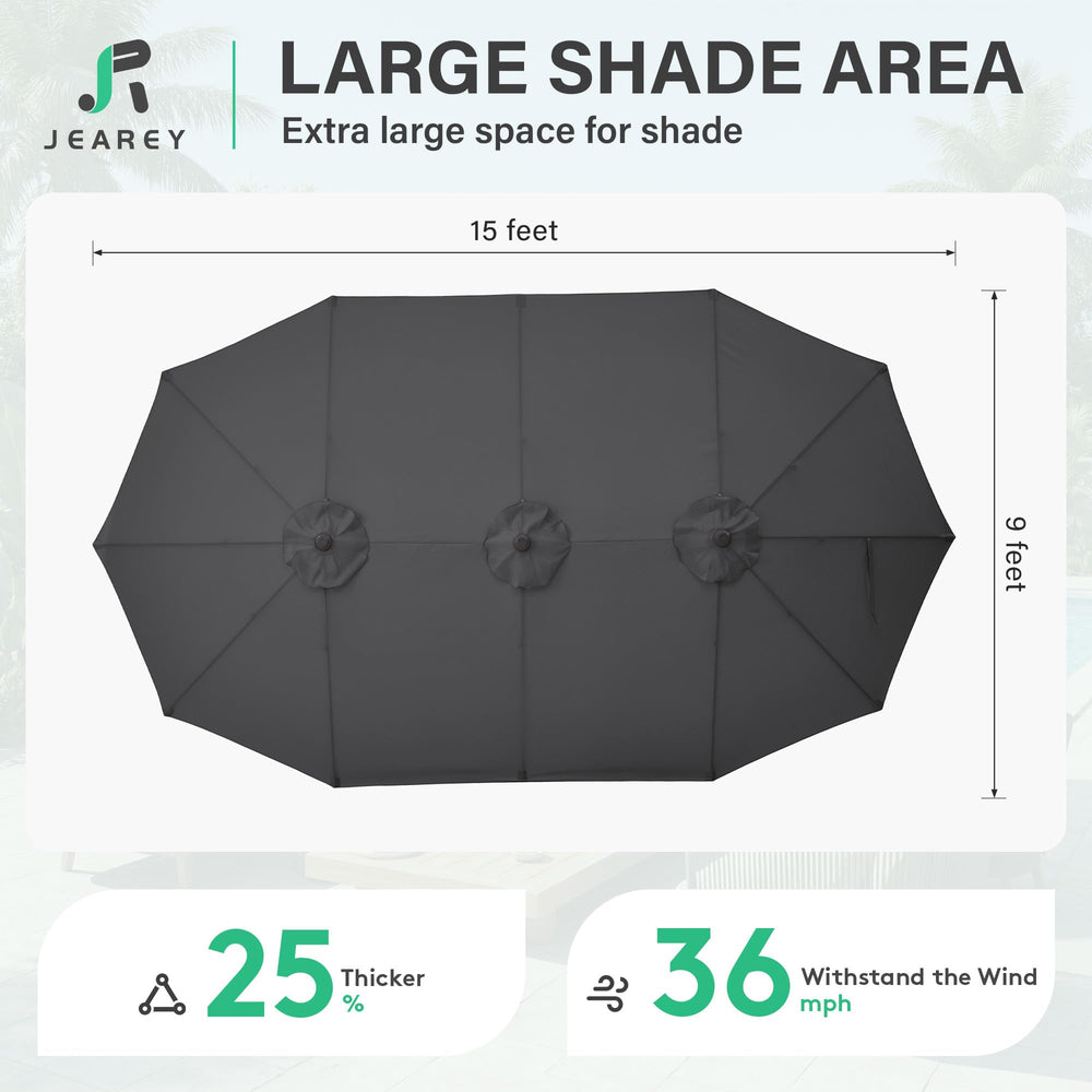 JEAREY cross base with sandbags demonstrating anchor stability and wind resistance benefit
