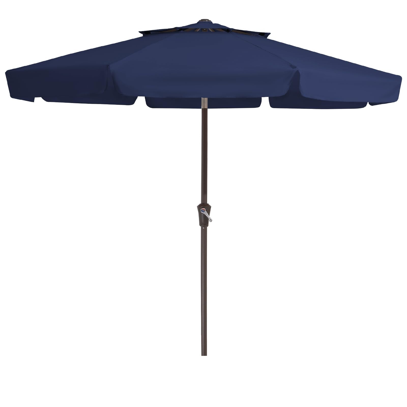 JEAREY front view navy blue canopy showing full coverage and stylish look