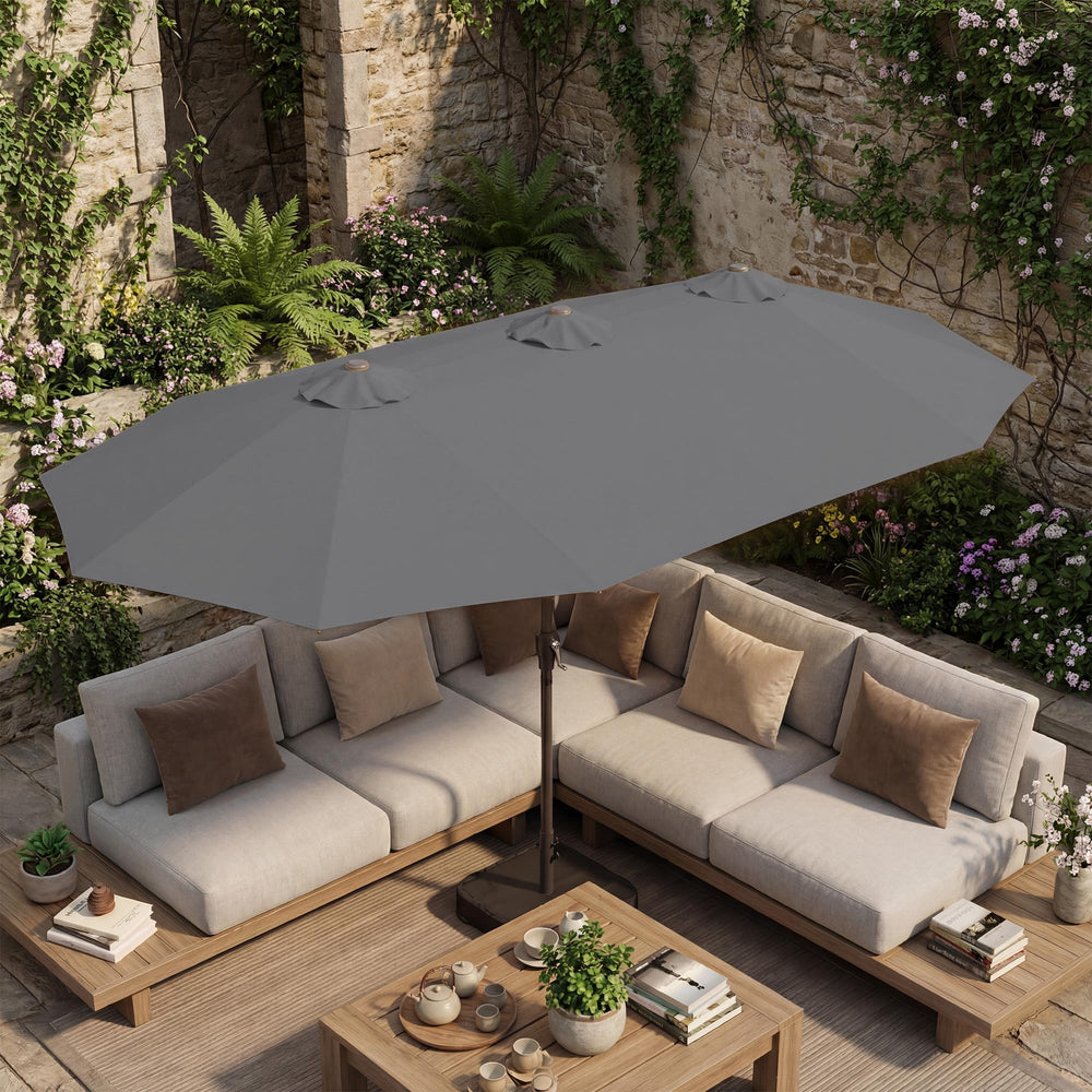 JEAREY canopy closeup highlighting fabric quality and UV protection benefit