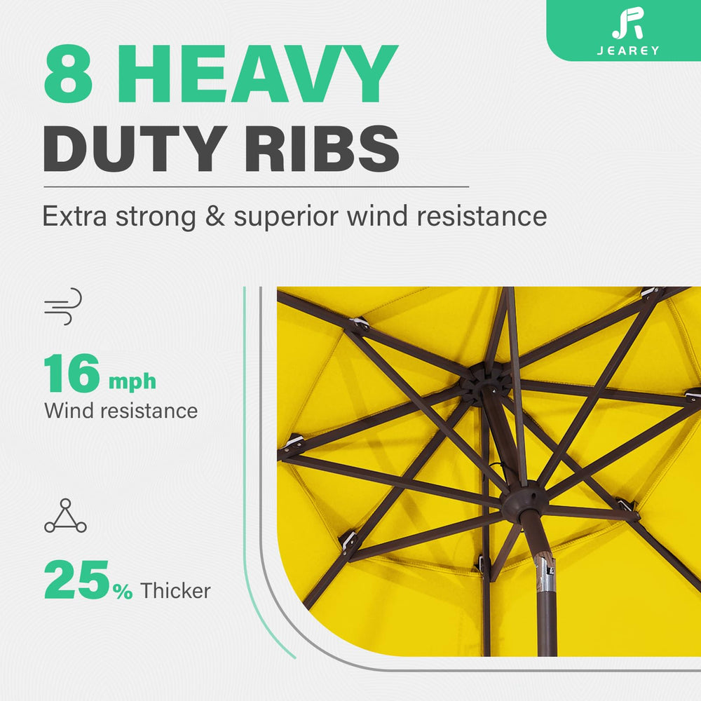 JEAREY scale next to table to illustrate 9-foot coverage size