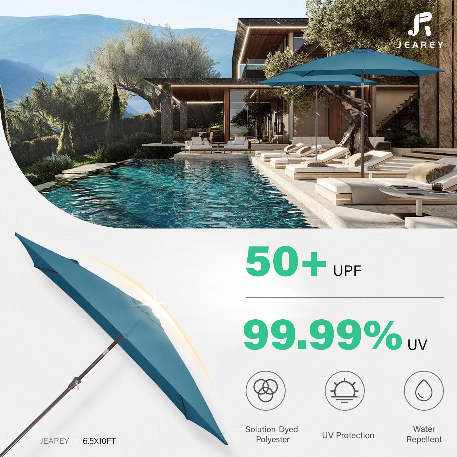 JEAREY top vent double-layer canopy improving airflow and cooling