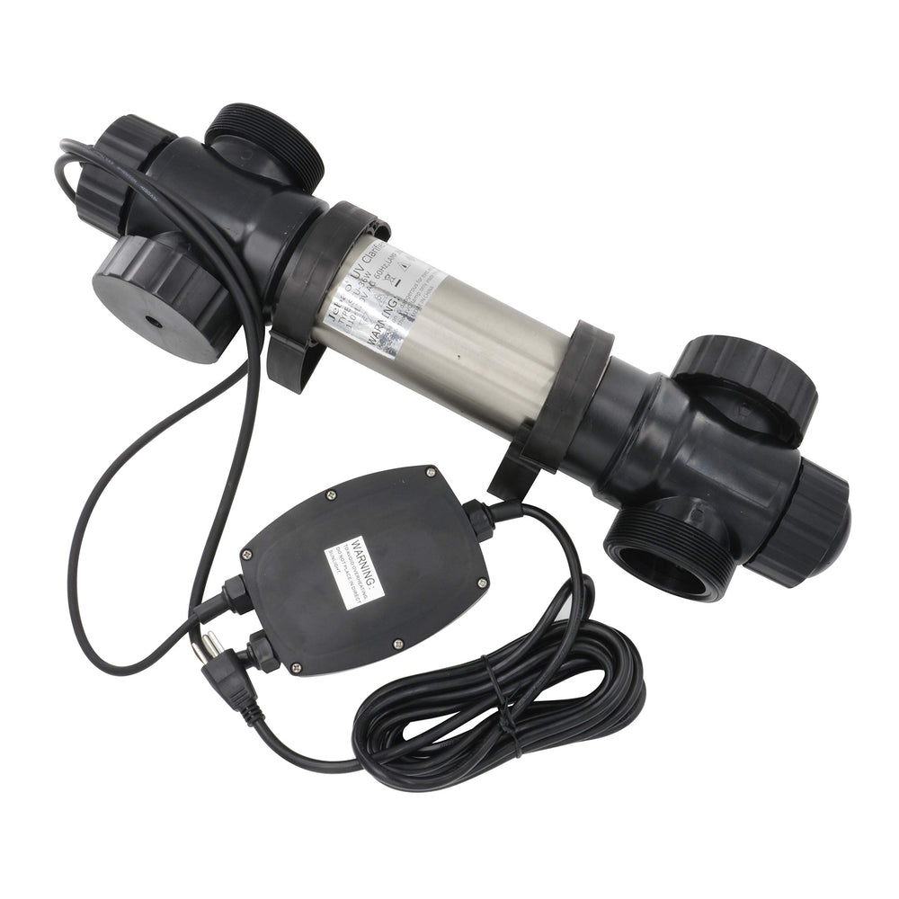 Jebao STU-36 close-up lamp socket and bulb connection for easy replacement benefit