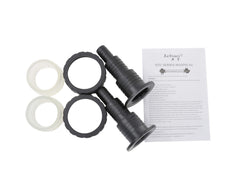 Jebao STU-36 installed on pond plumbing demonstrating external mount and integration