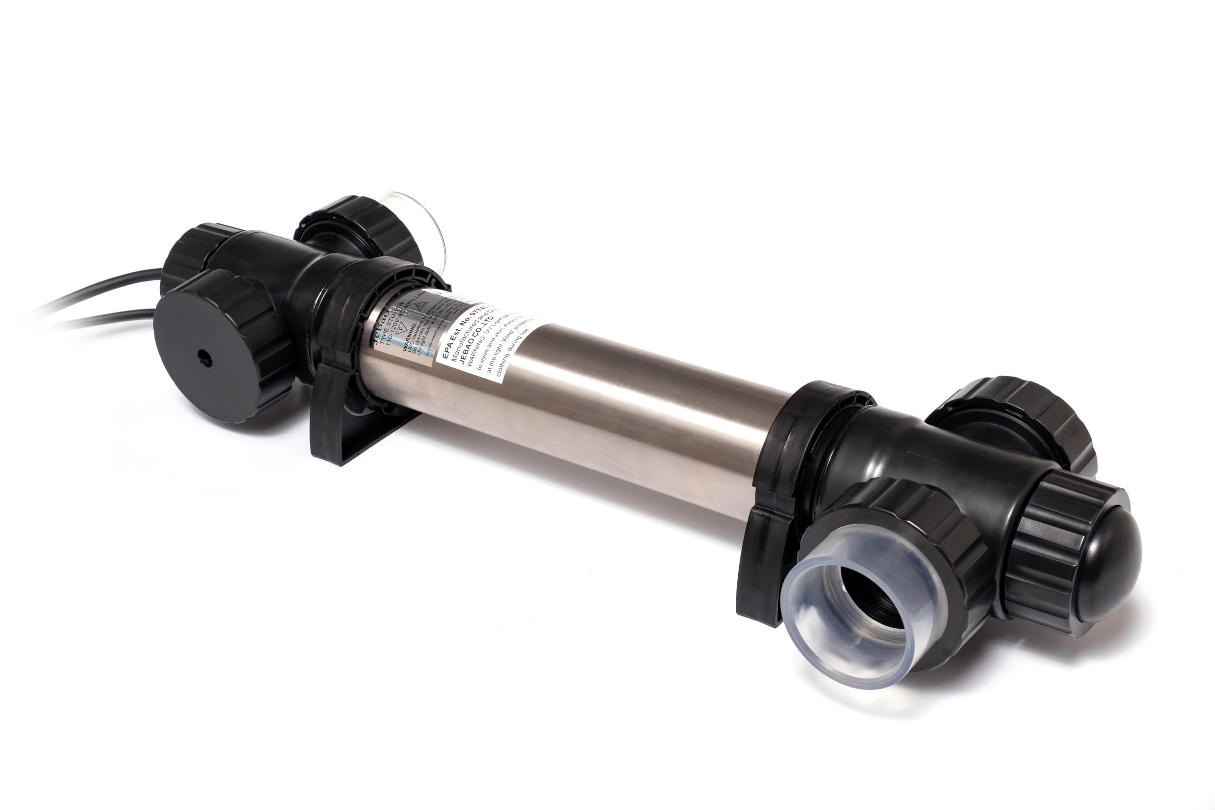 Jebao STU-55 included 1, 1-1/4, 1-1/2 inch hose fittings and 2-inch PVC adapter for easy connections