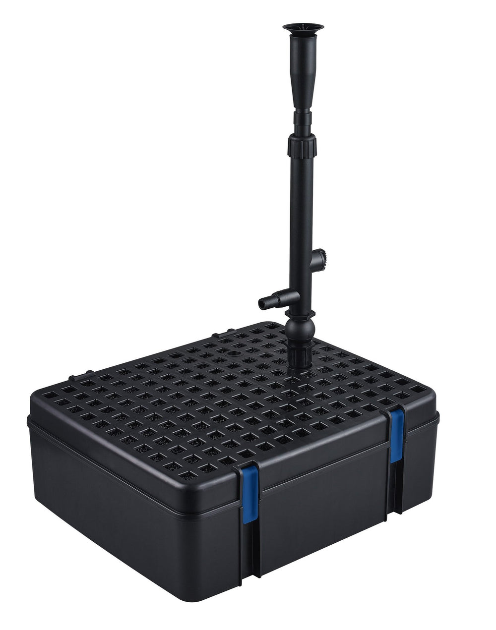 Jebao UFP-2000 front view showing compact all-in-one design and pump benefits