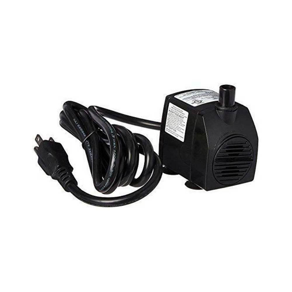 Jecod PP-388 submerged in a pond demonstrating quiet, efficient water flow