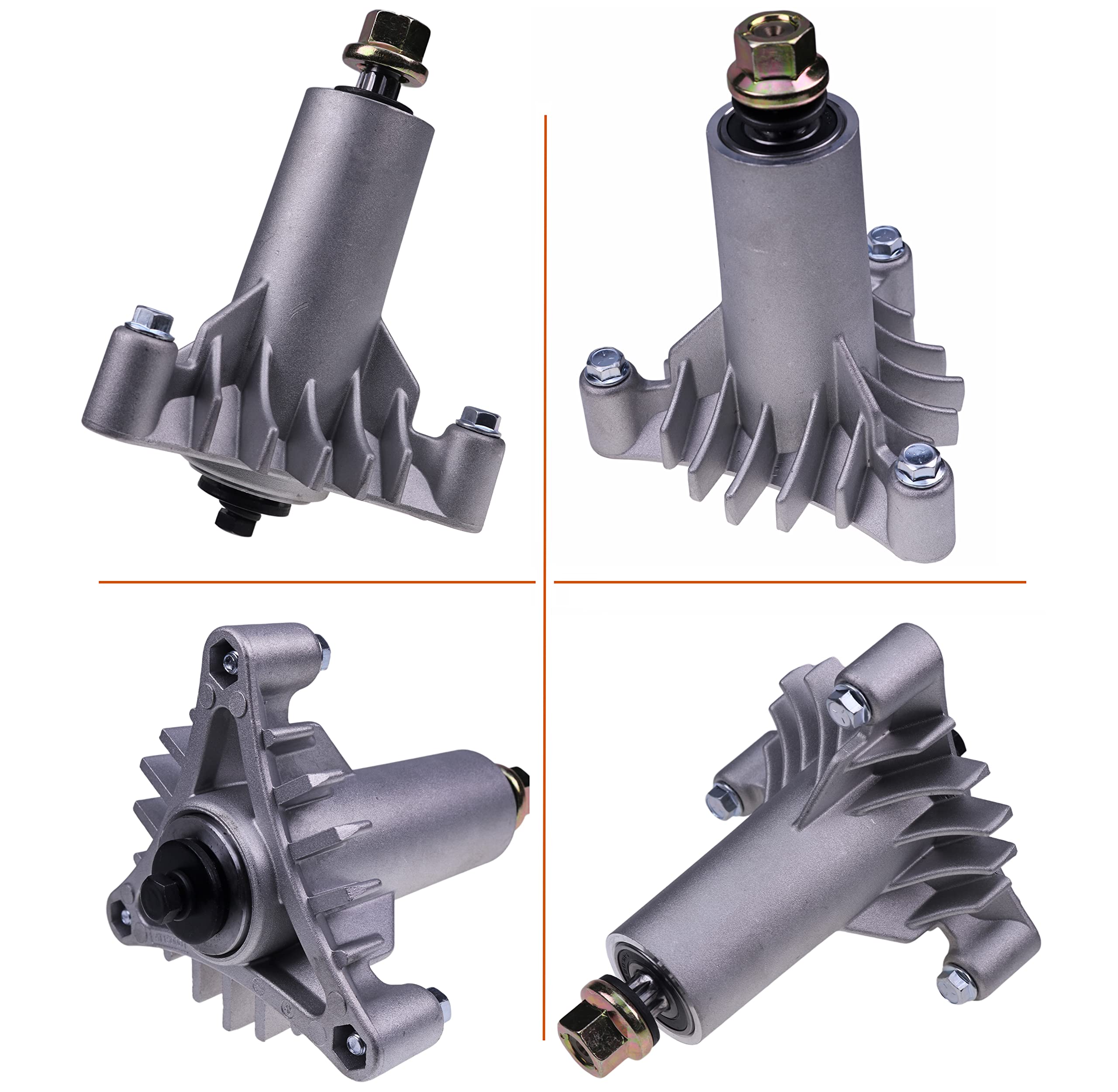 JEENDA mounting bolts and included hardware laid out for easier, faster installation benefit