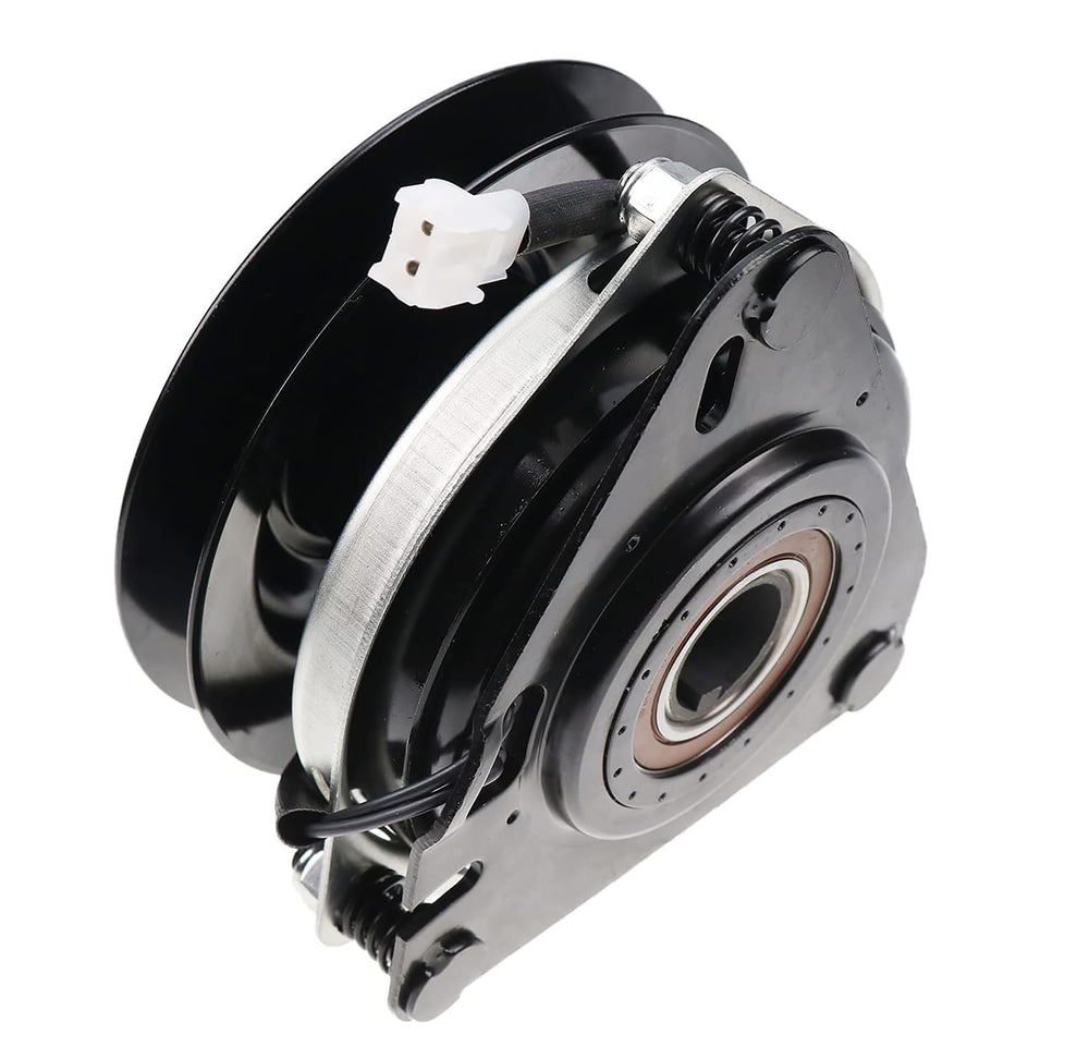 JEENDA pulley close-up showing 6.1-inch pulley and accurate belt seating benefit