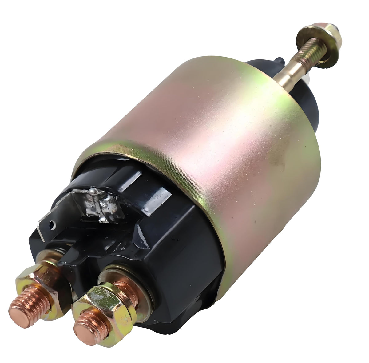 JEENDA solenoid front view showing mounting points and reliable fit