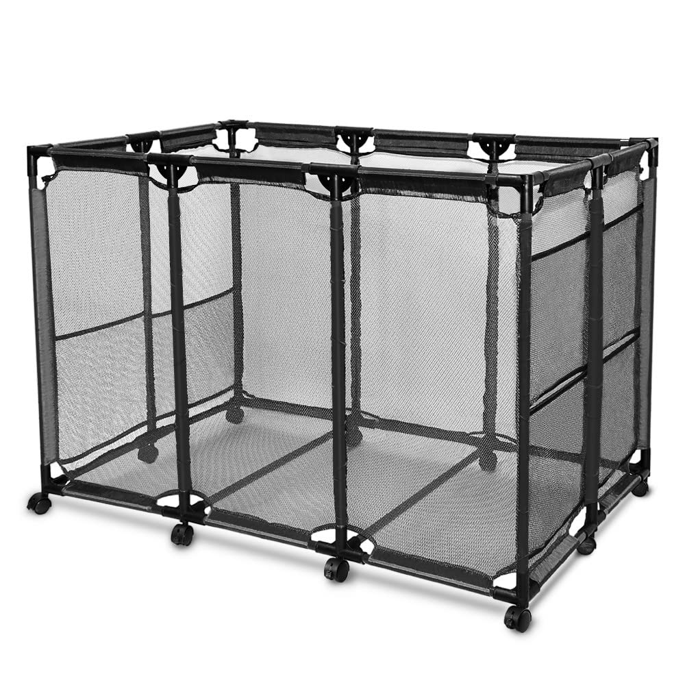 JEFEE front view cart showing roomy mesh storage and easy access