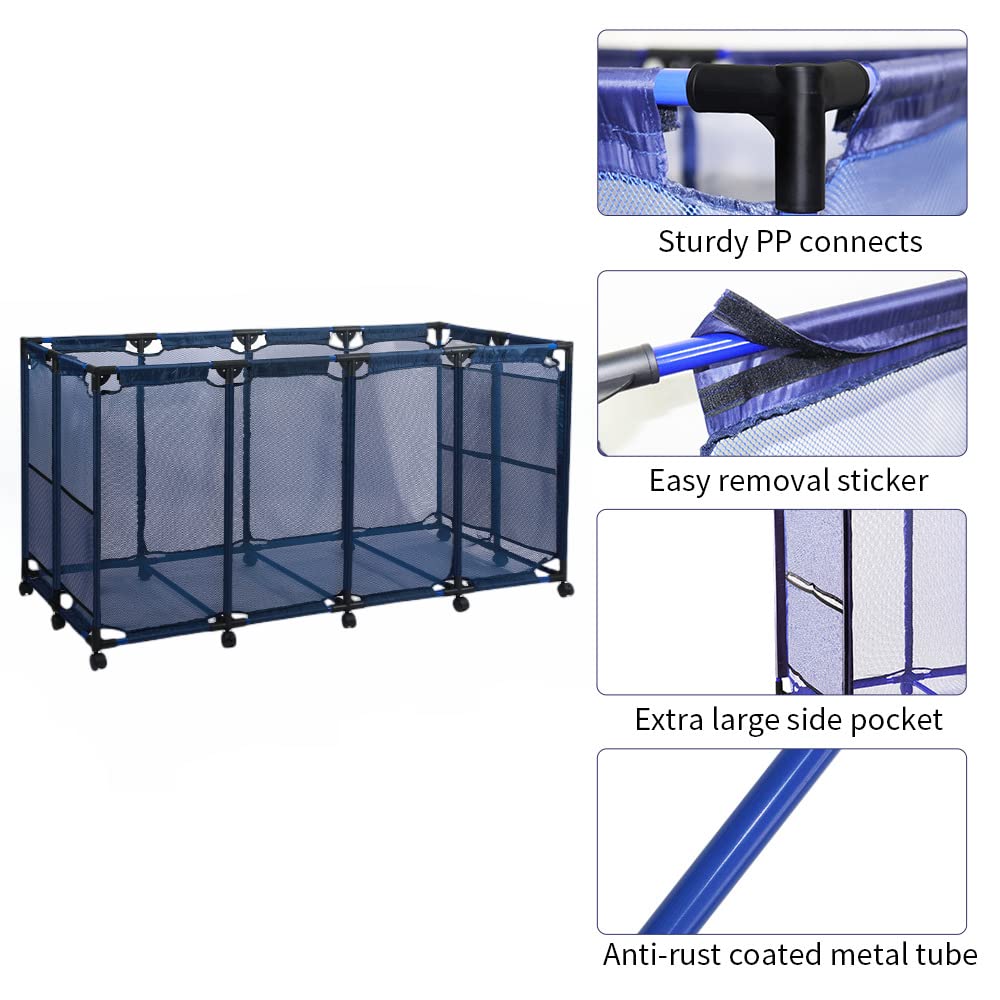 JEFEE caster wheels and locks close-up ensuring stable easy mobility benefit
