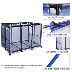 JEFEE caster wheels and lock mechanism providing stable, secured positioning