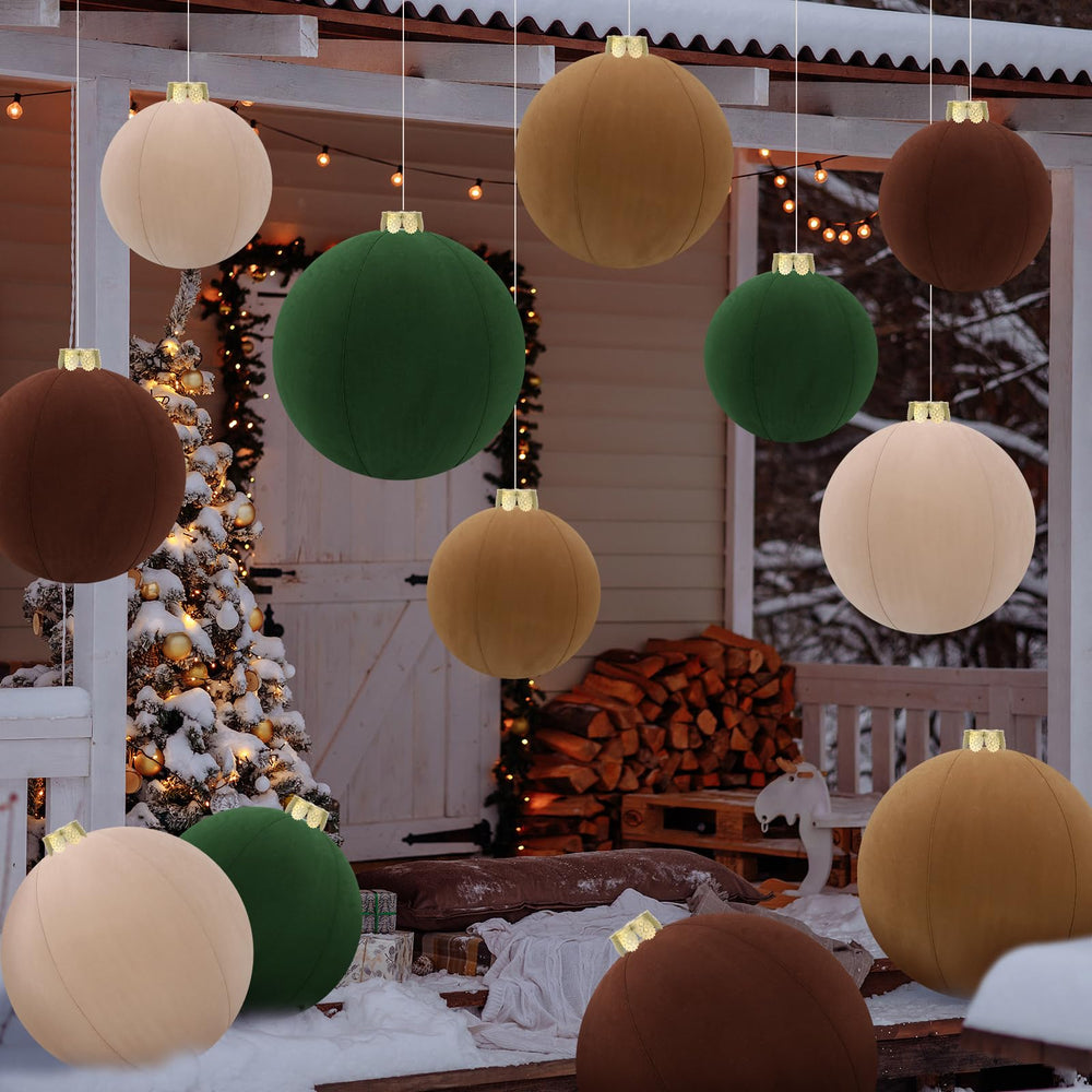 Jenaai trio hung on a tree to show clustering and layered holiday styling benefit