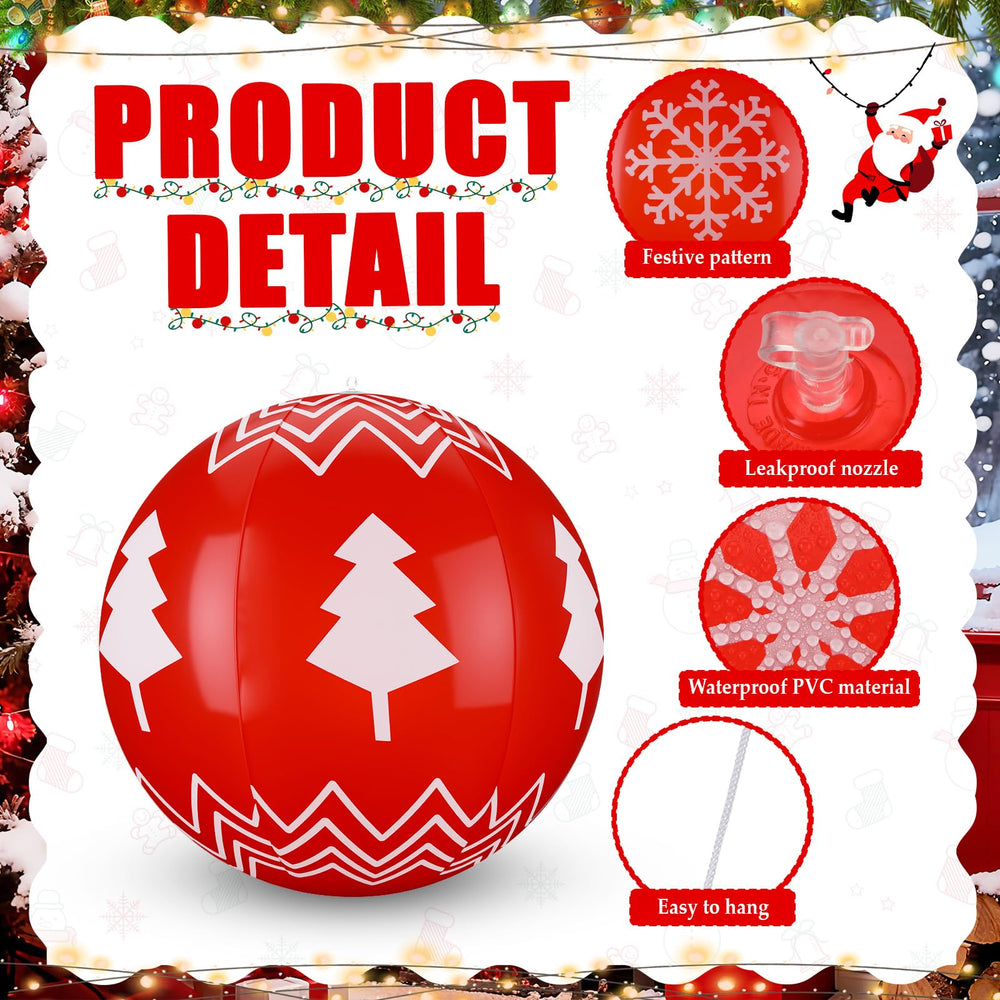 Jenaai inflated ball hanging on tree showing quick-install visual impact