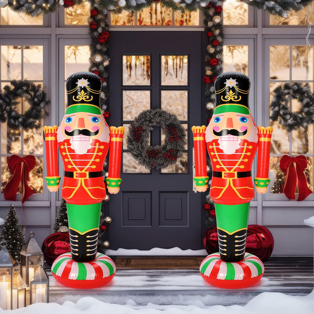 Jenaai nutcracker beside door illustrating 5-foot scale and space-saving impact benefit