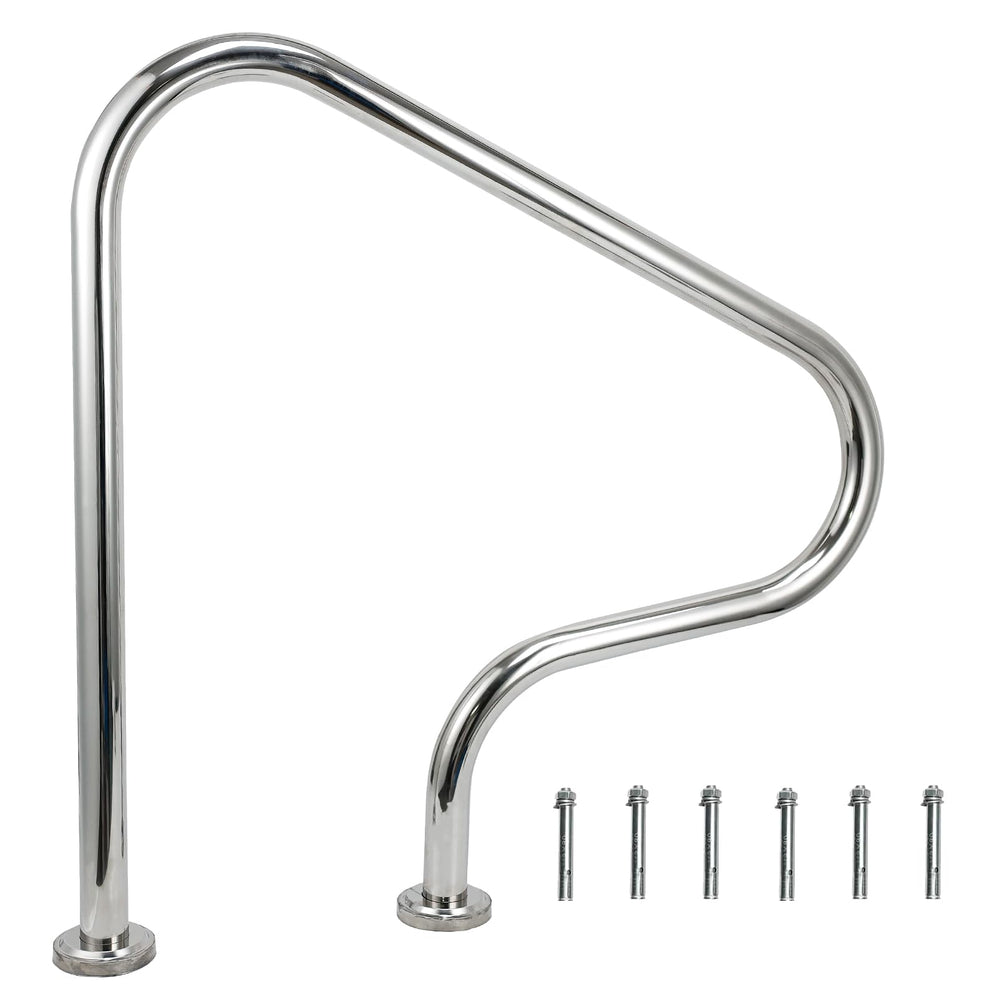 JENLER handrail in use with hand demonstrating comfortable grip and confident support