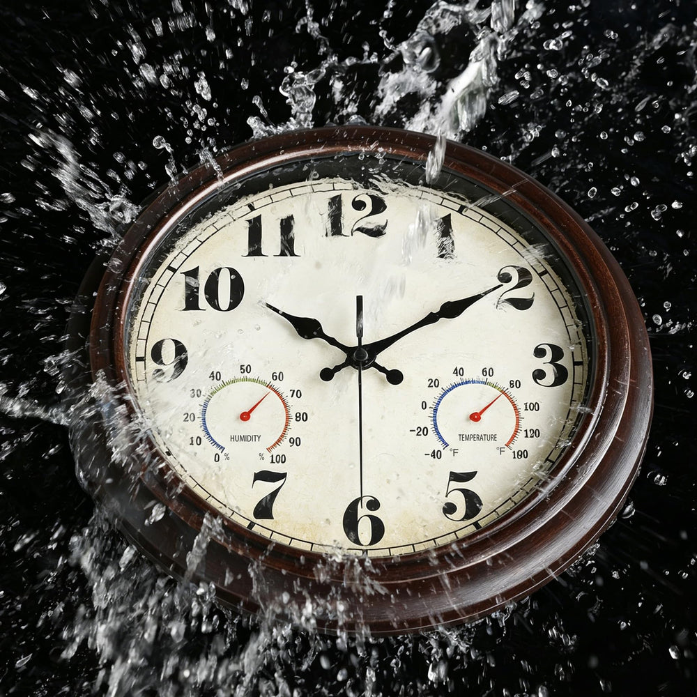 JENLYSTIME close-up of large numerals and hands offering quick time visibility