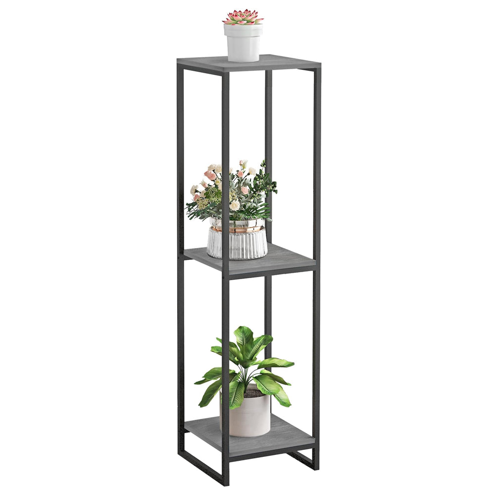 JEPRECO front view of 46" plant stand showing height and sleek profile for better displays