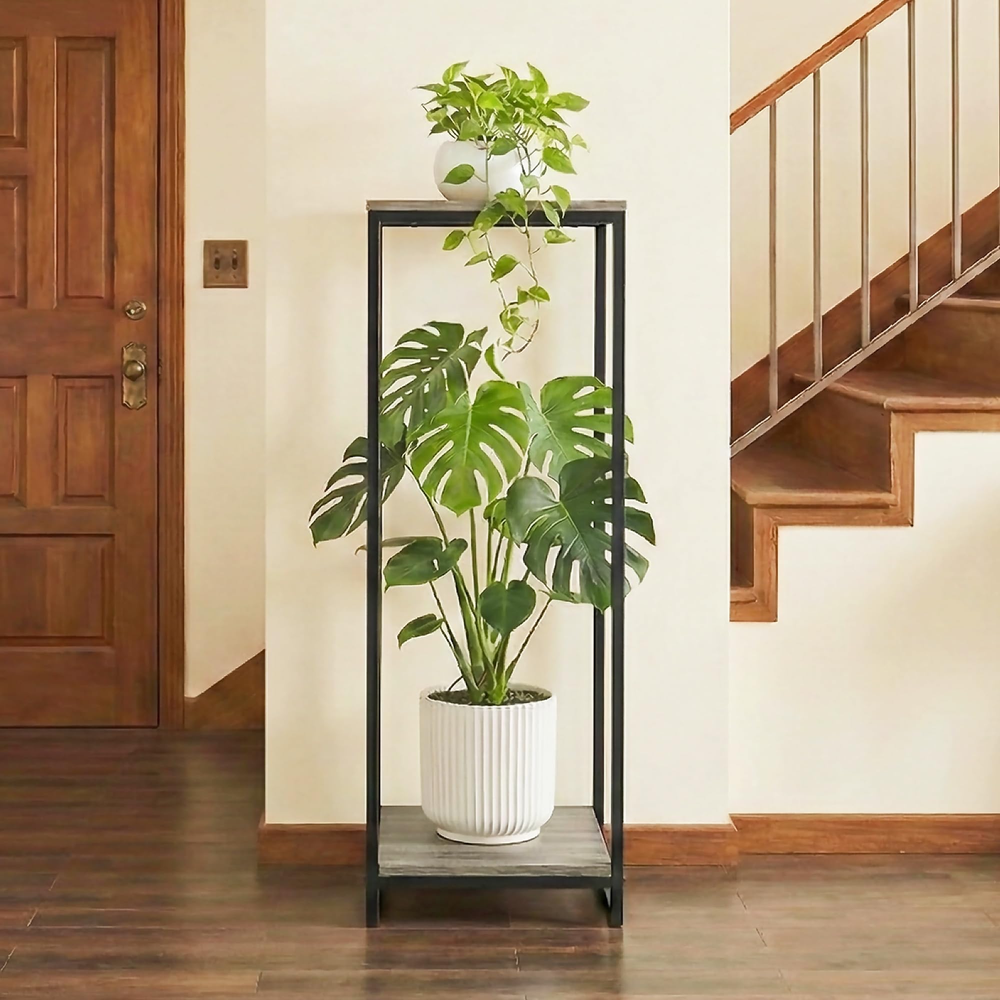 JEPRECO two potted plants on shelves showing stable weight capacity benefit