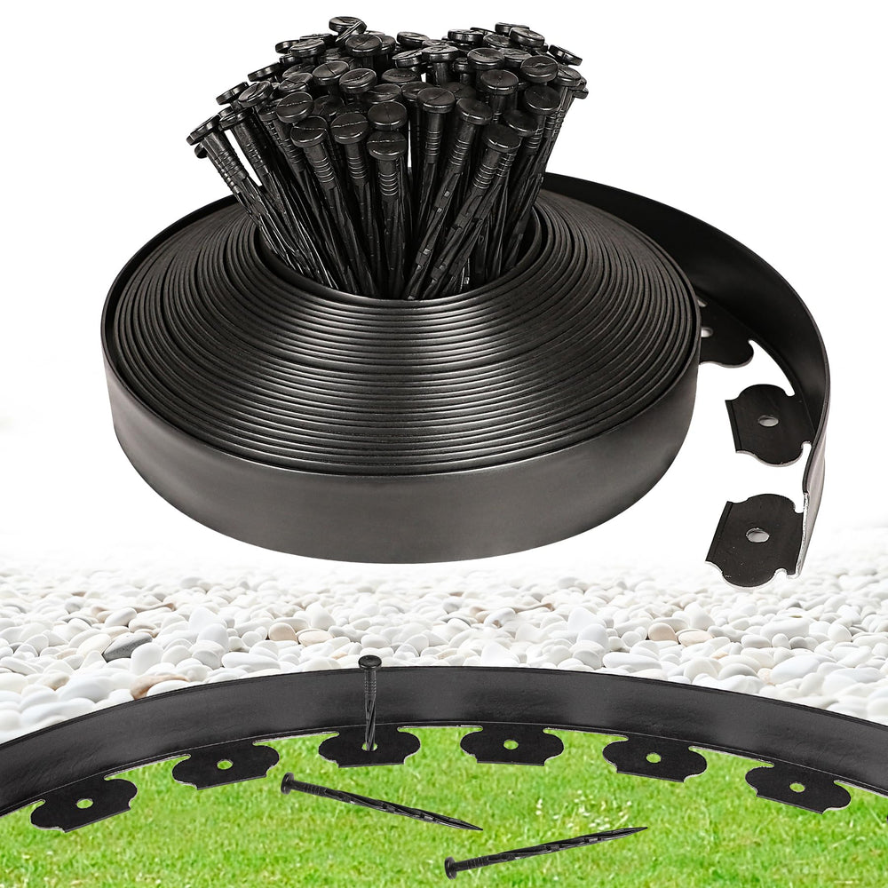 JERIA front view of 66 ft edging roll showing packaging and length benefit