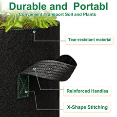JERIA reinforced handle detail for easy and safe lifting benefit