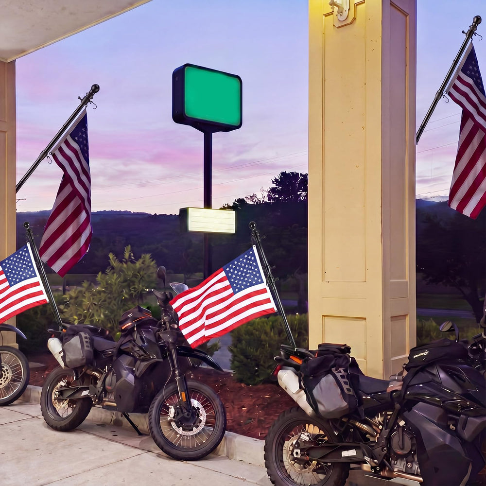 Jetec pole mounted on porch enhancing curb appeal and visibility