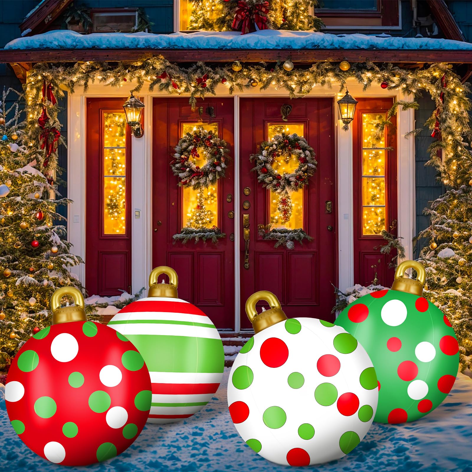 Jetec folded deflated balls in storage demonstrating compact seasonal storage