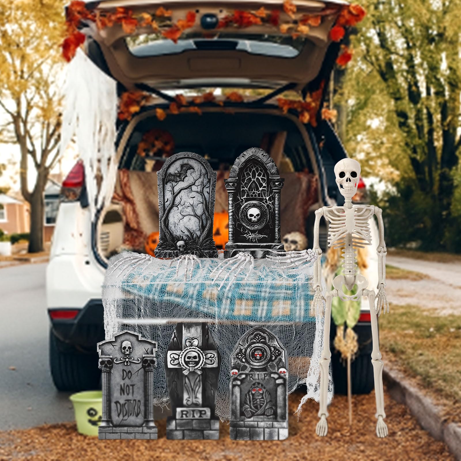 Jetec garage entryway lifestyle display illustrating festive curbside atmosphere benefit