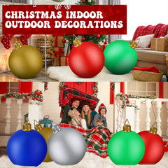 Jetec ornaments secured to a porch railing demonstrating versatile hanging options