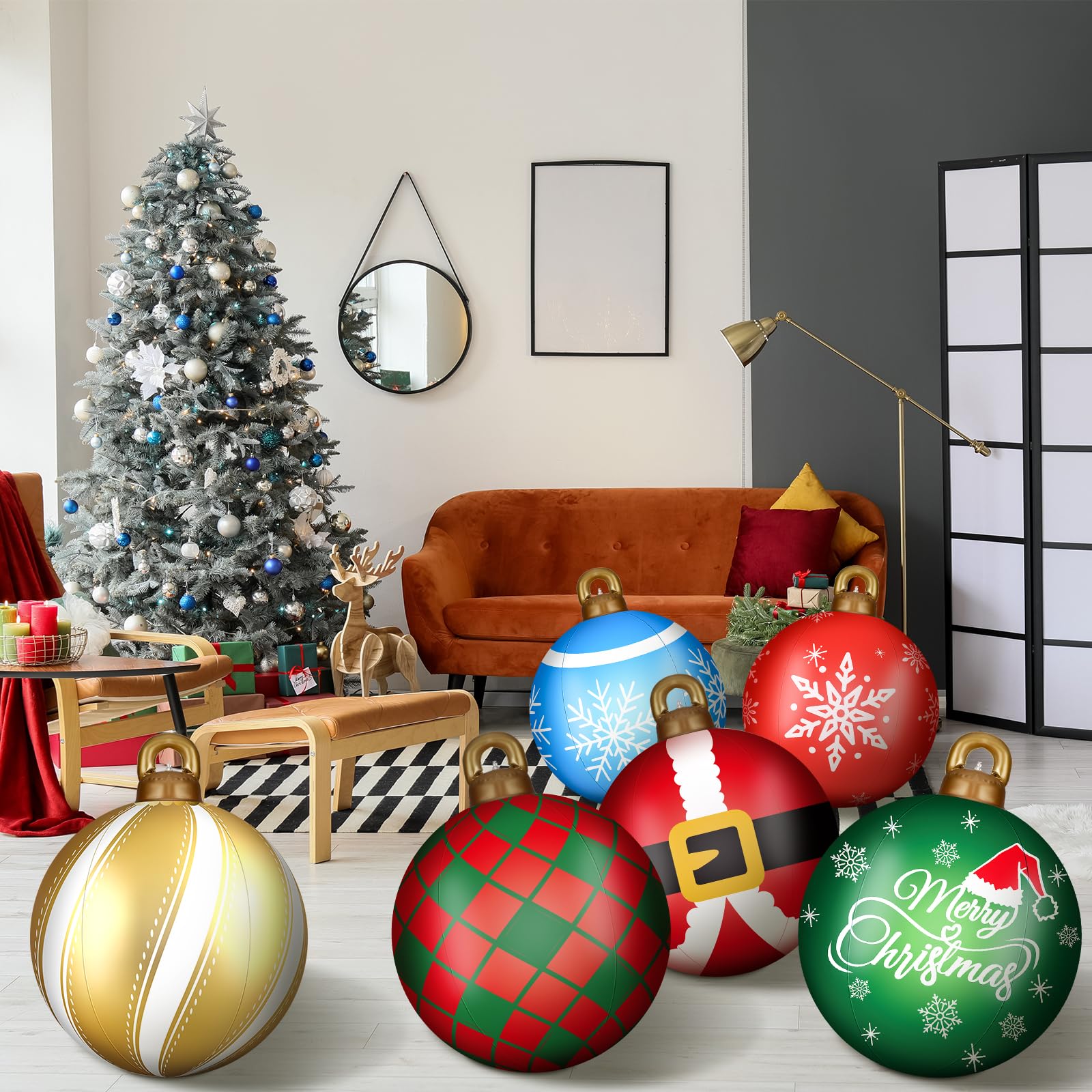 Jetec ornament hanging on a tree showing secure display and festive decoration