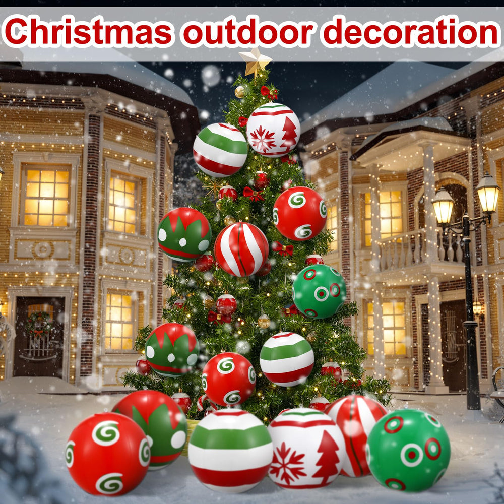 Jetec ornament hung on tree branch adding instant colorful cheer