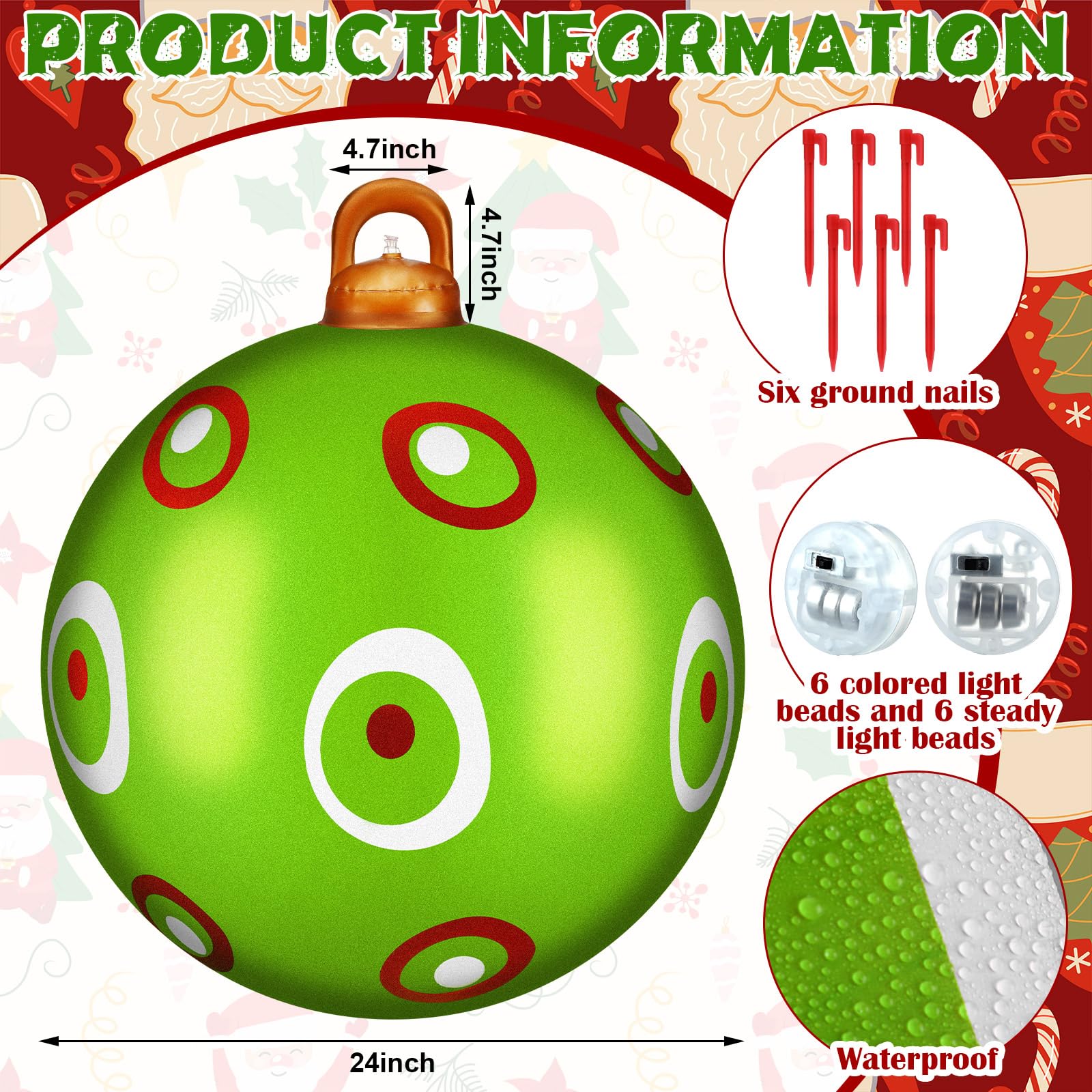 Jetec inflatable on yard showing water-filled base for stability and wind resistance