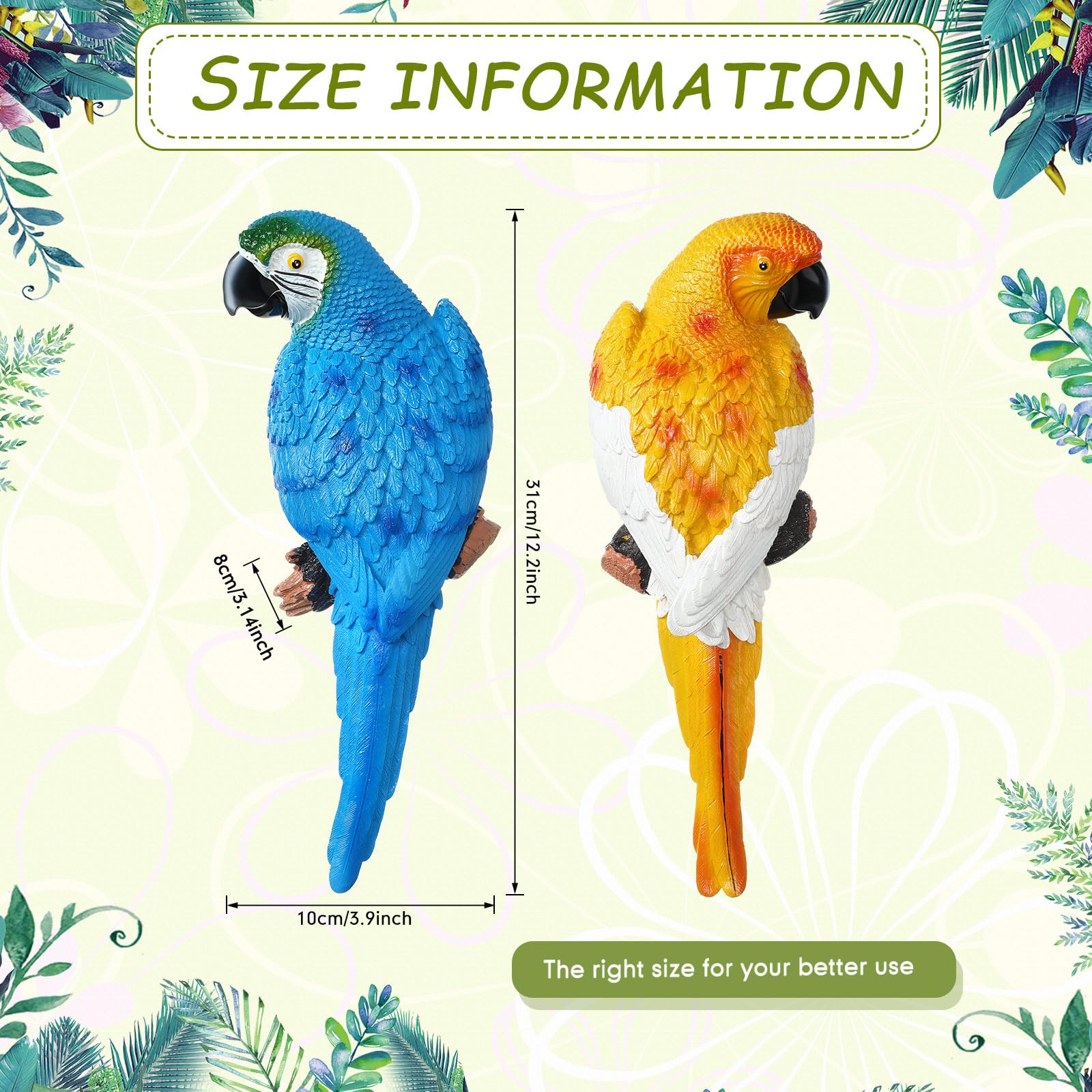 Jetec parrot close-up feather detail highlighting realistic texture and depth