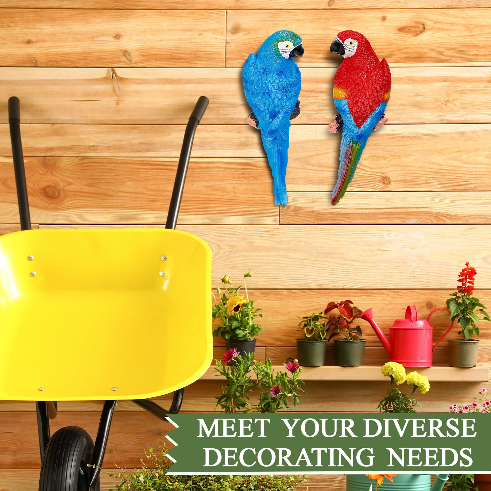 Jetec parrot set in foam packaging benefit: protected during shipping