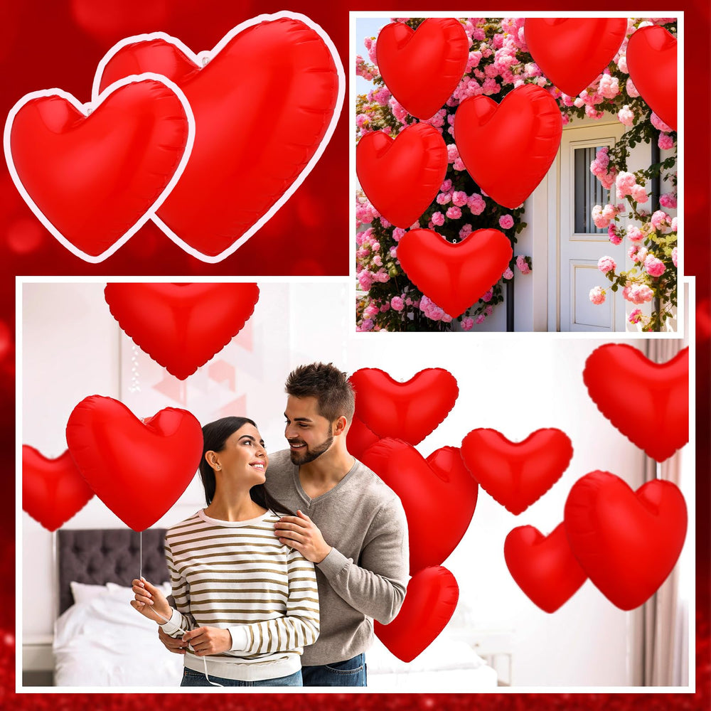 Jetec hearts used as a photo backdrop creating festive Valentine's pictures