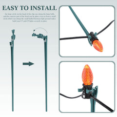 Jetec pointed ground tip, easy insertion into lawn
