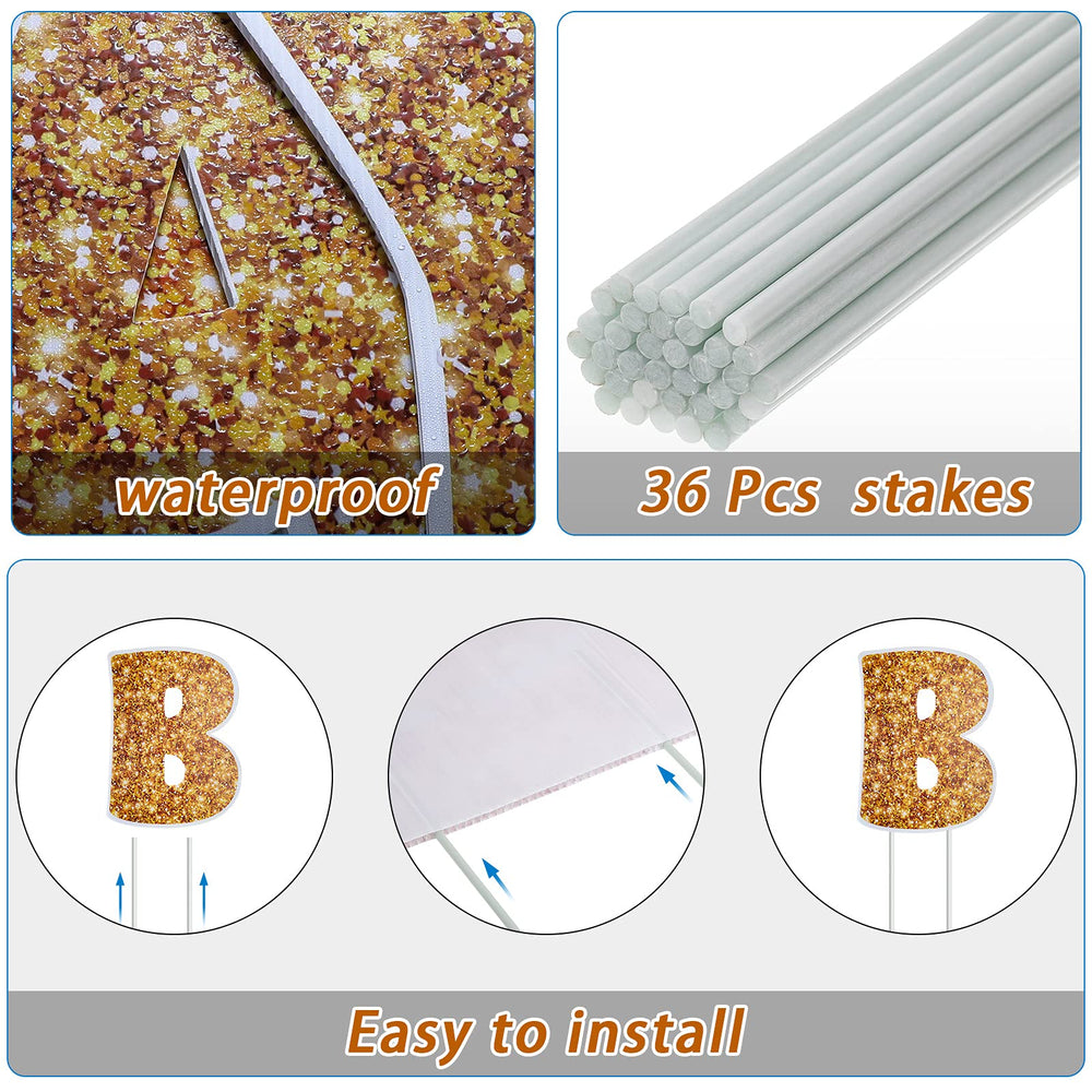 Jetec stakes inserted into a panel demonstrating simple installation and stable support