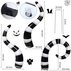 Jetec close-up of black-and-white stripe detail highlights contrast