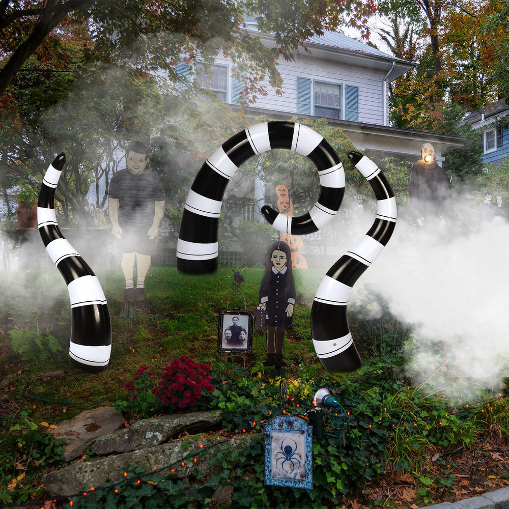 Jetec worms illuminated by spotlight enhancing nighttime visibility