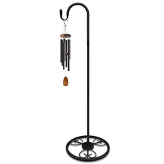 JETTIFY front view full 63-inch stand showing elegant black finish and stability