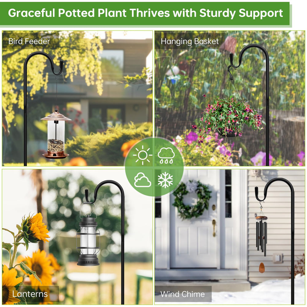 JETTIFY supporting a hanging plant on a balcony creating vertical greenery