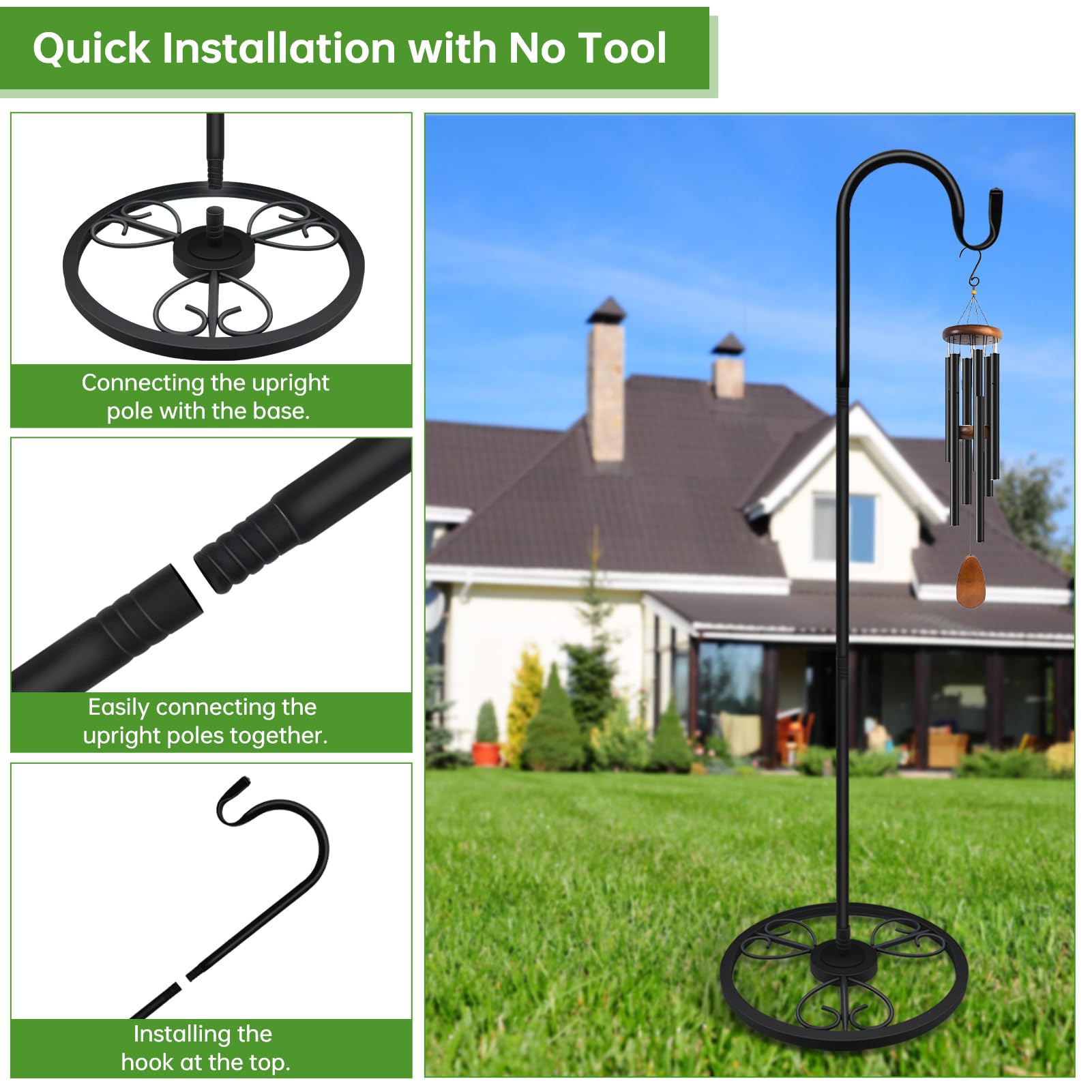 JETTIFY height adjustment demo with removable pole for easy customization