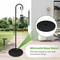 JETTIFY round base close-up highlighting sturdy metal support for steady hangings