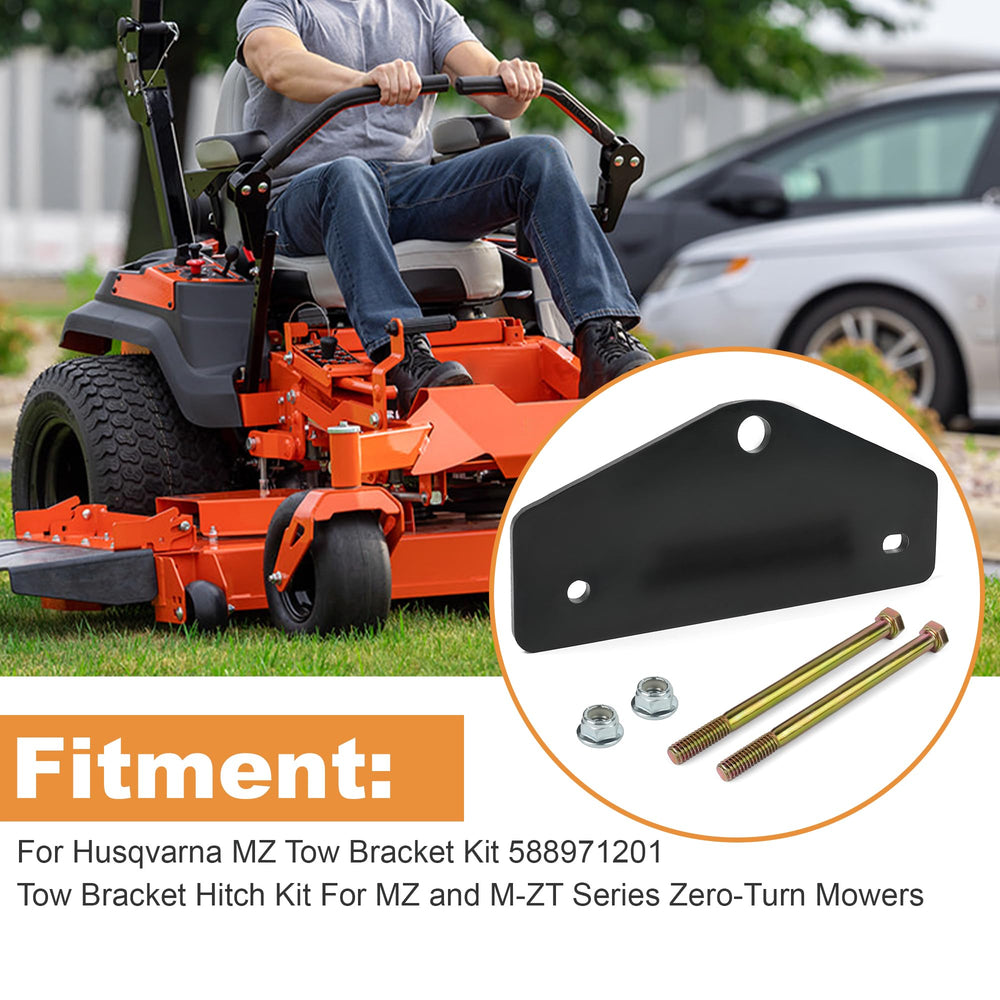 Jetuplusllc on mower towing a utility cart showing increased productivity benefit