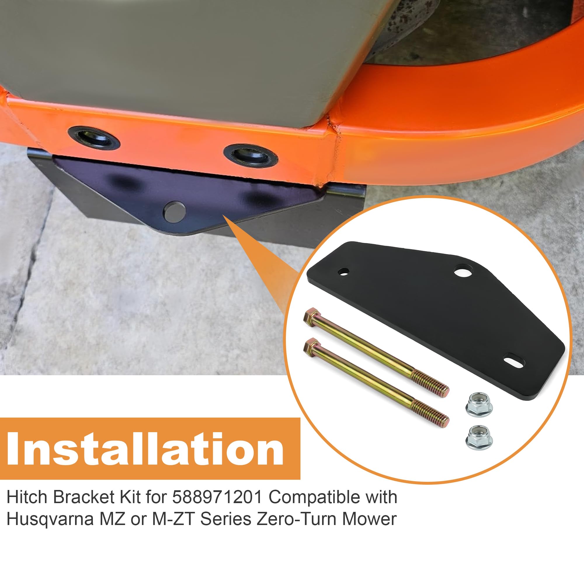 Jetuplusllc bracket next to ruler showing size for accurate fitment benefit