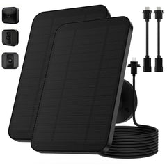 Jevehip front view of two solar panel kits showing included accessories and packaging benefit efficient setup