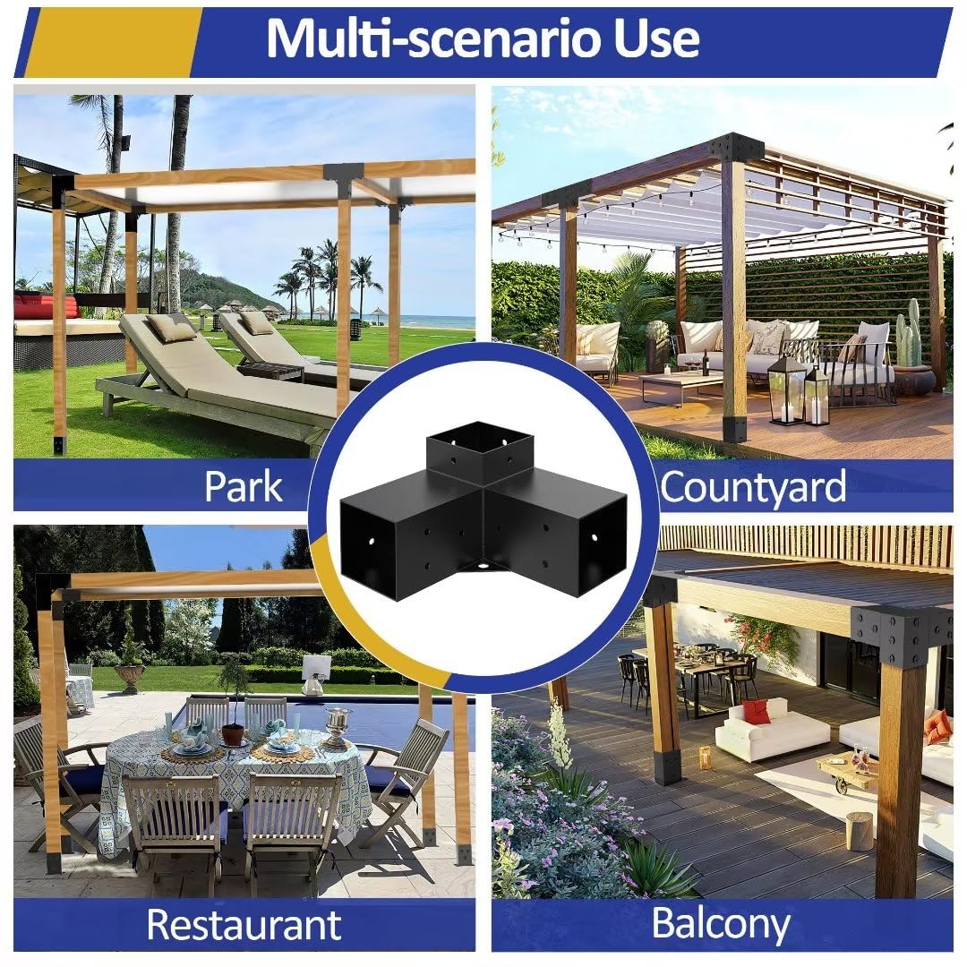 JEXALINE bracket holding sunshade fabric illustrating tidy attachment and weather resistance