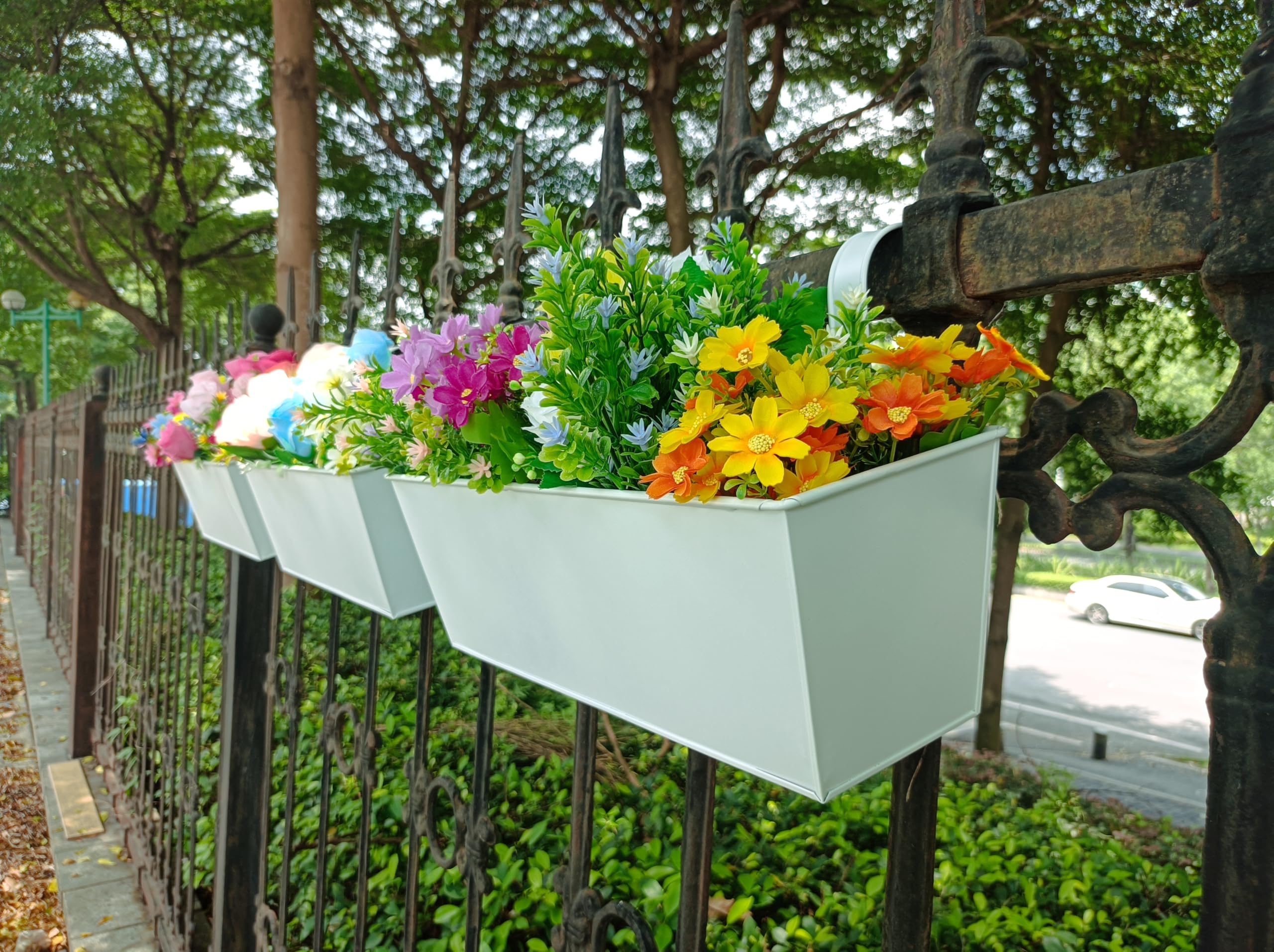 JFMAMJ planter next to ruler for scale, confirms the 16-inch sizing